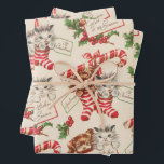 A Very Vintage Christmas  Wrapping Paper Sheets<br><div class="desc">A very vintage Christmas gift wrap sheets.</div>