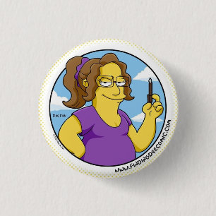 A Very Yellow Dee Homage 3 Cm Round Badge