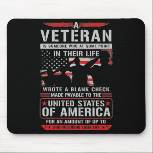 A Veteran  Mouse Mat