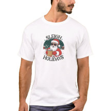 A vibrant and playful Christmas-themed T-shirt