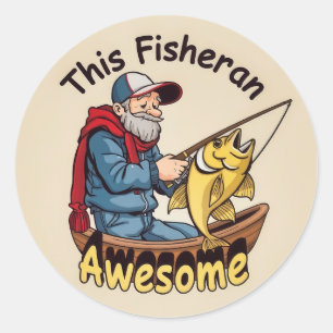 A Vibrant Aquatic Adventure Classic Round Sticker