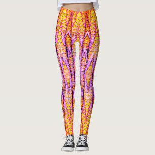 A vibrant colourful "Ratti_Creative_Arts" Leggings