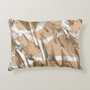 A vibrant fabric design featuring intricate floral decorative cushion