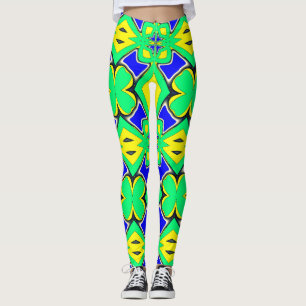 A vibrant multicolor classic "Ratti_Creative_Arts" Leggings