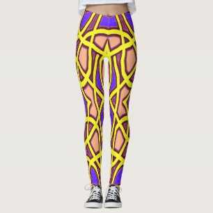 A vibrant multicolor classic "Ratti_Creative_Arts" Leggings
