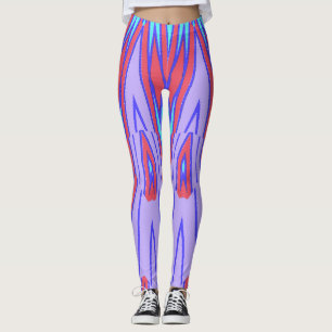 A vibrant multicolor "Ratti_Creative_Arts" Legging