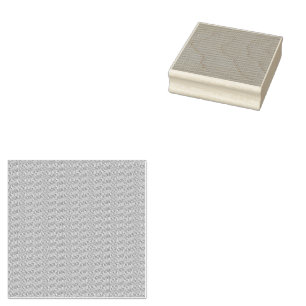 A vibrant rug featuring an intricate geometric mot rubber stamp