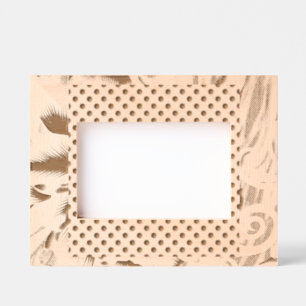 A vibrant textile design featuring purple and turq etched frames