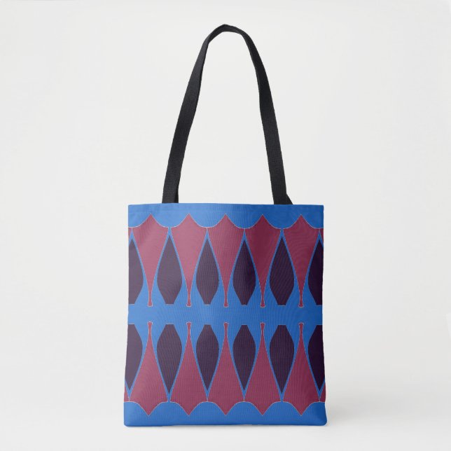 A vibrant trendy multiple colour classic design  t tote bag (Front)