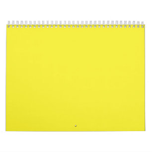 A vibrant yellow square enclosed by a crisp white  calendar