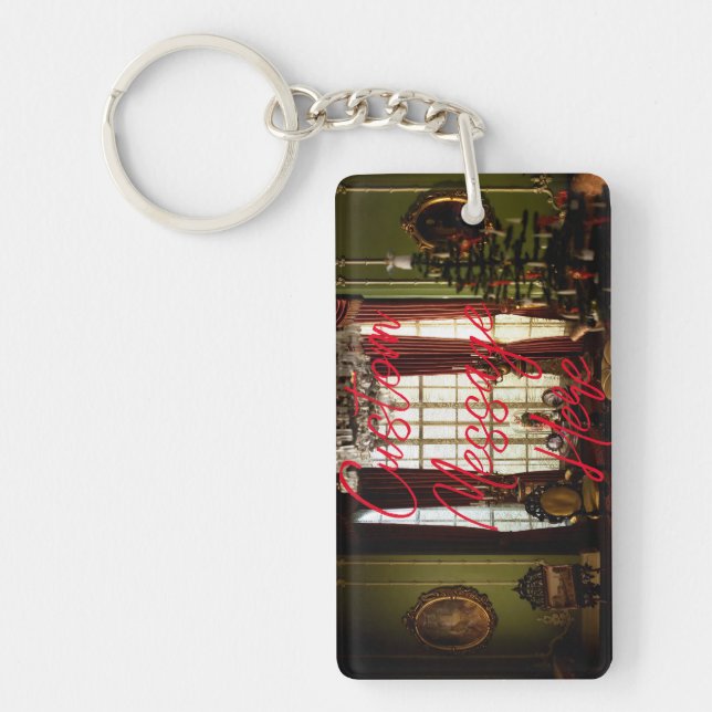 A Victorian Christmas - Customisable Keychain (Front)