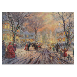 A Victorian Christmas Cutting Board
