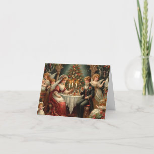 A Victorian Christmas Folded Holiday Card
