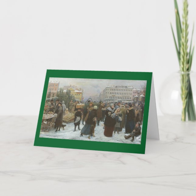 A Victorian Christmas Holiday Card (Front)