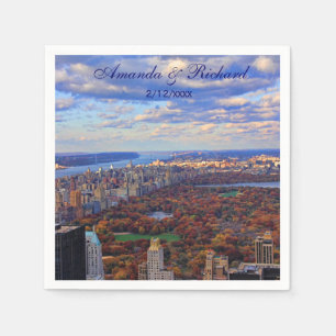 A view from above: Autumn in Central Park 01 Napkin