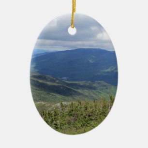 A view from Mt Washington Ceramic Tree Decoration