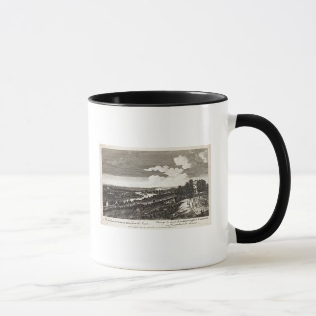 A View from Richmond Hill down the River Mug (Right)