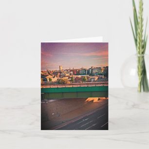 A view , from the bridge card