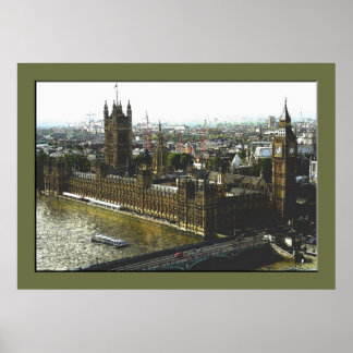 A View from the Eye (colour) Poster