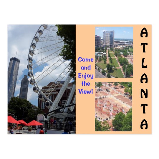 A View from the Top Atlanta Post card