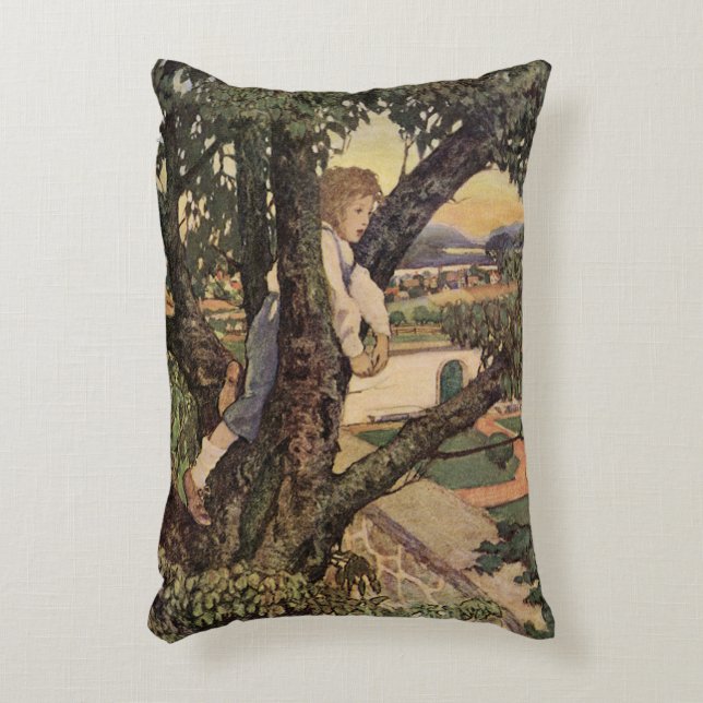 A View From the Trees by Jessie Willcox Smith Decorative Cushion (Front(Vertical))