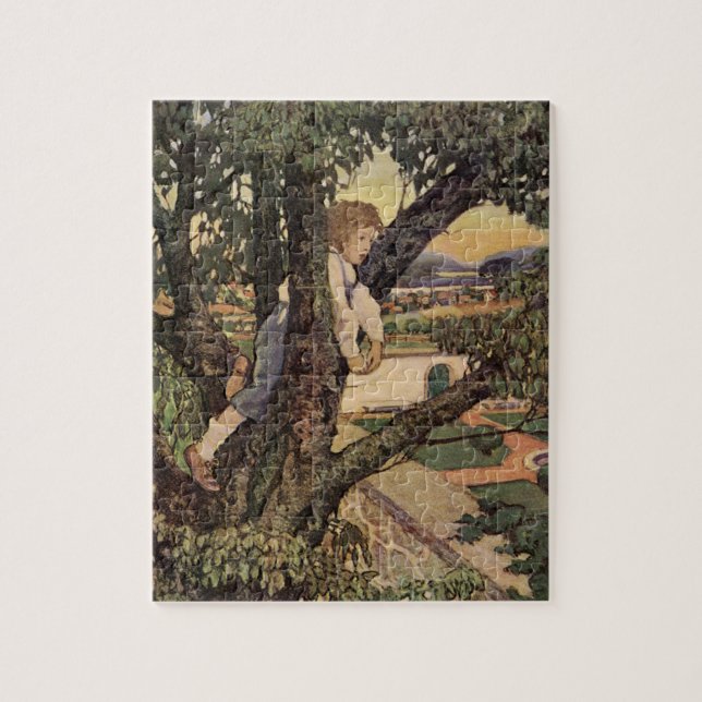A View From the Trees by Jessie Willcox Smith Jigsaw Puzzle (Vertical)