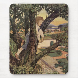 A View From the Trees by Jessie Willcox Smith Mouse Mat