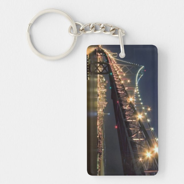 A View From Treasure Island Key Ring (Front)