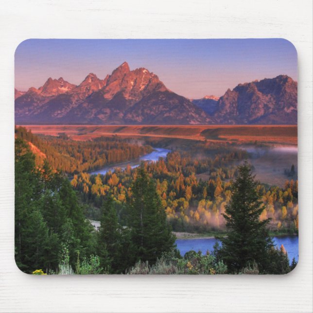 A View in the Morning Mouse Mat (Front)