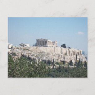 A view of Acropolis from Filopappou Hill Postcard