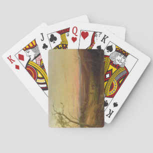 A View of Adelaide at Sunset Playing Cards