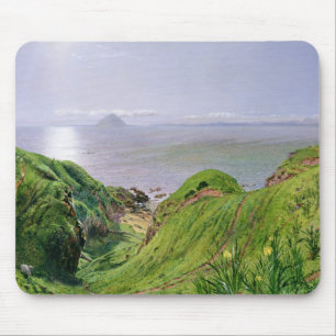 A View of Ailsa Craig and the Isle of Arran, 1860 Mouse Mat