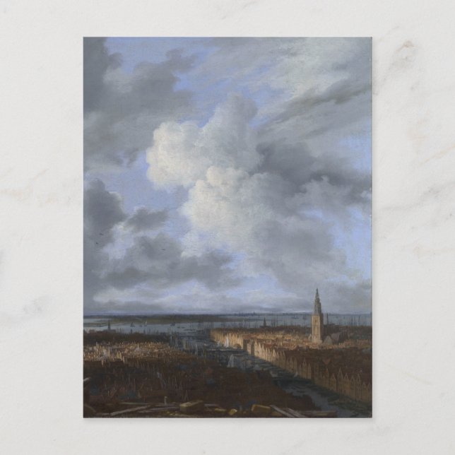 A view of Amsterdam 1665-1670 Postcard (Front)