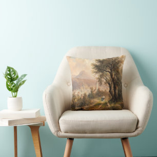 A View of Bad Aussee – Emil Barbarini Cushion