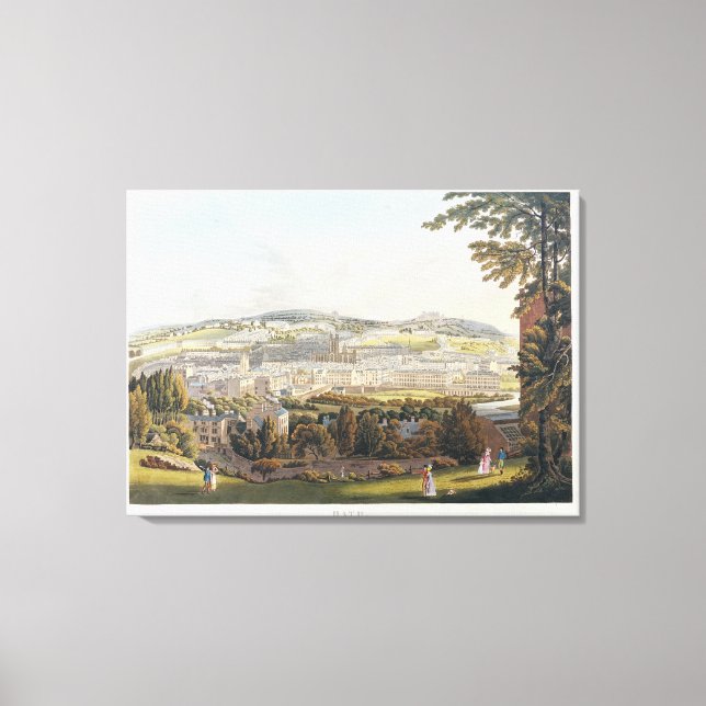 A View of Bath, 1817 Canvas Print (Front)