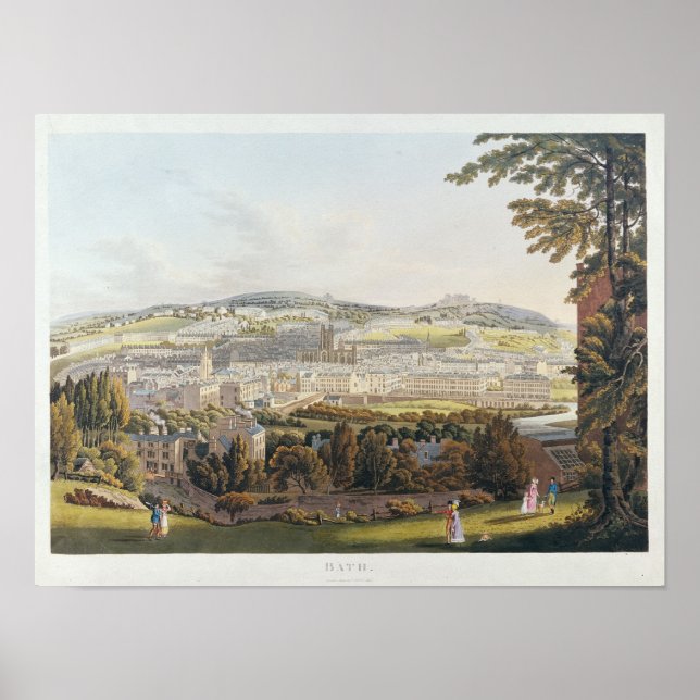 A View of Bath, 1817 Poster (Front)