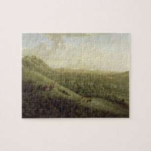 A View of Boxhill, Surrey, with Dorking in the Dis Jigsaw Puzzle