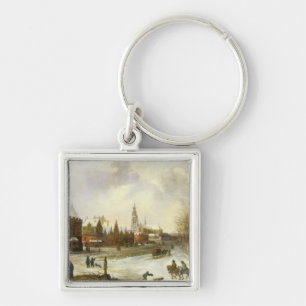 A View of Breda Key Ring