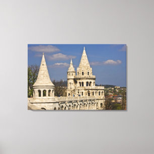 A view of Budapest from Castle Hill. Canvas Print