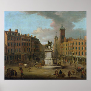 A View of Charing Cross and Northumberland Poster