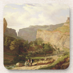 A View of Cheddar Gorge (oil on canvas) Coaster