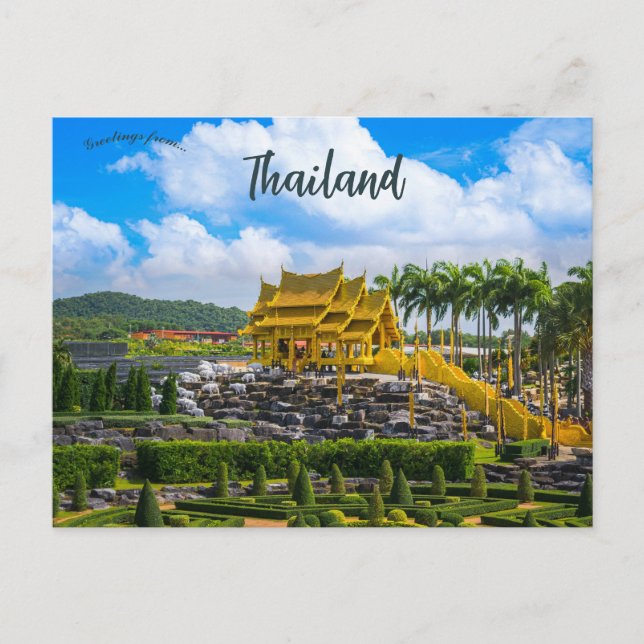 A View of Chonburi Thailand Postcard (Front)