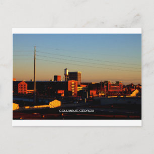 A view of Columbus, GA taken from Phenix City, AL Postcard