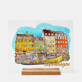 A view of Copenhagen Acrylic Sign