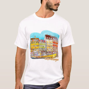 A view of Copenhagen T-Shirt