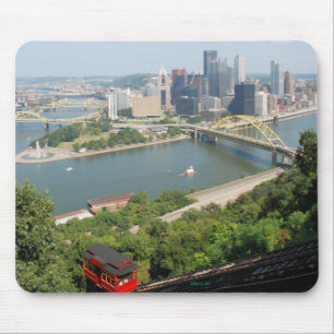 A view of Downtown Pittsburgh from Mt. Washington Mouse Mat