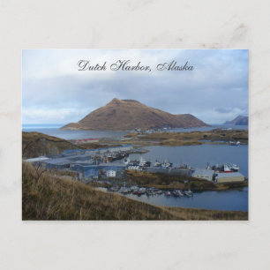 A View of Dutch Harbour, Alaska Postcard