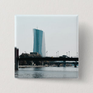 A view of Frankfurt 15 Cm Square Badge