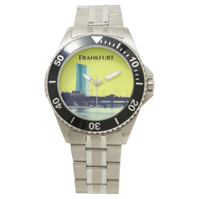 A view of Frankfurt in Yellow and Blue Watch (Front)