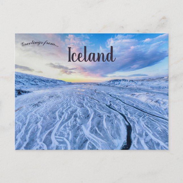 A View of Iceland Postcard (Front)